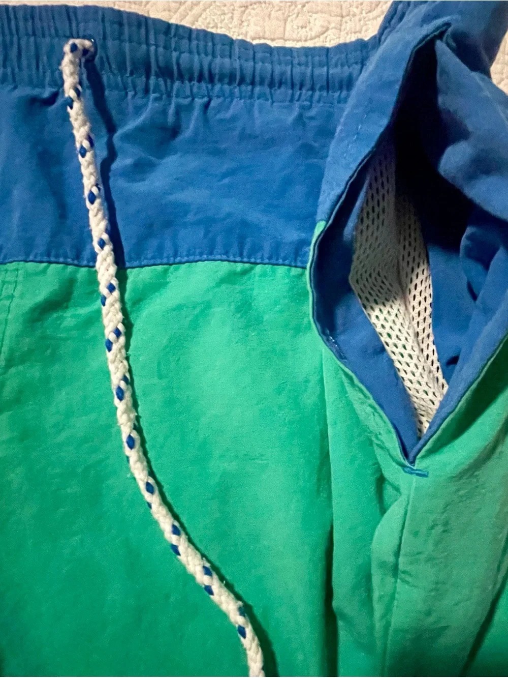 VTG 90s RHM Dock Wear Colorblock Board Shorts Swimsuit Mesh Lining Medium